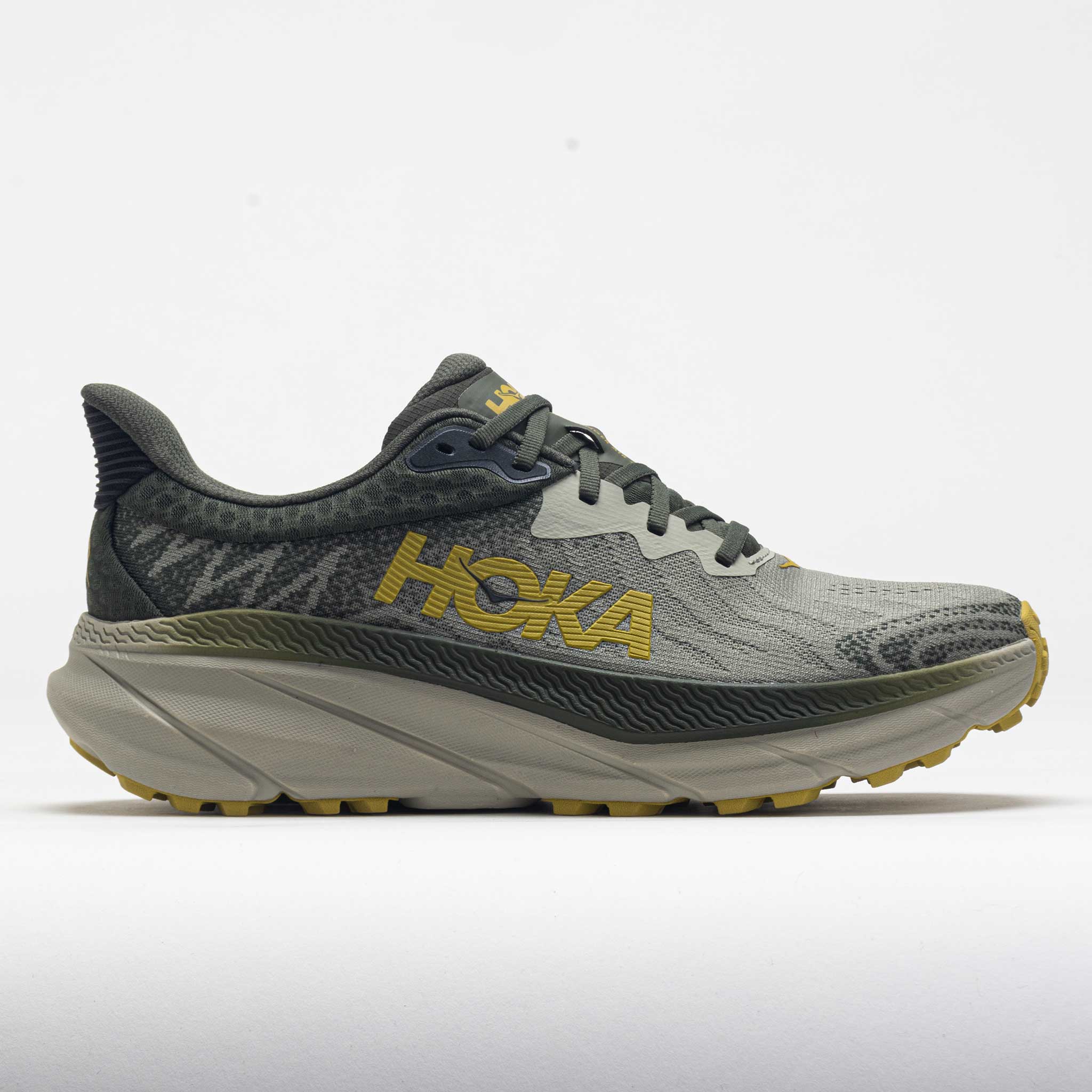 HOKA Challenger ATR 7 Men's Trail Running Shoes Olive Haze/Forest Cover