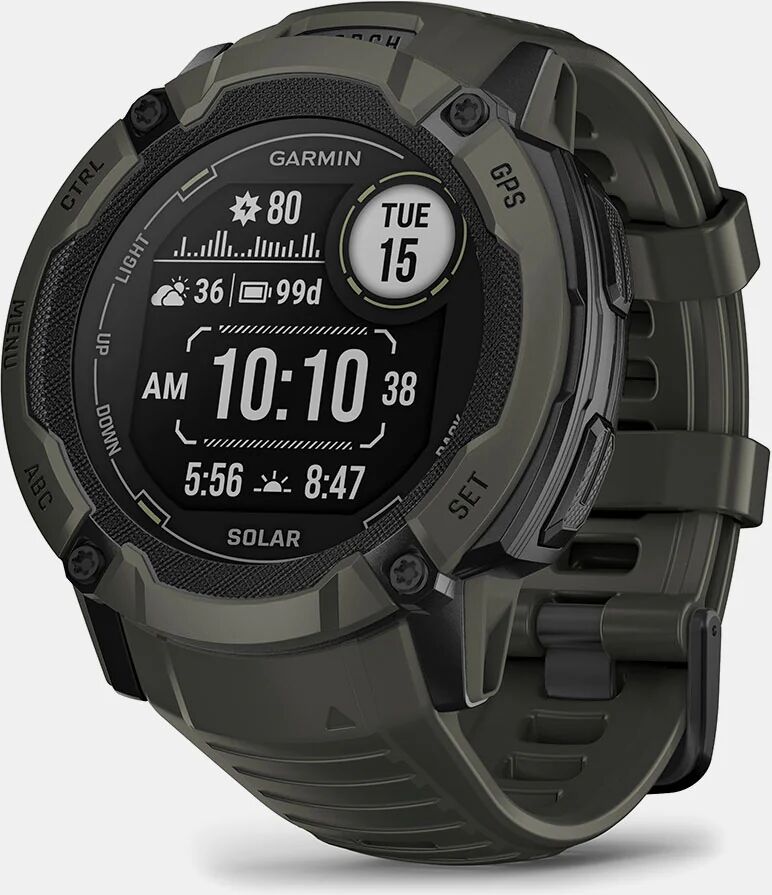 Garmin Instinct 2X Solar GPS Watch GPS Watches Moss