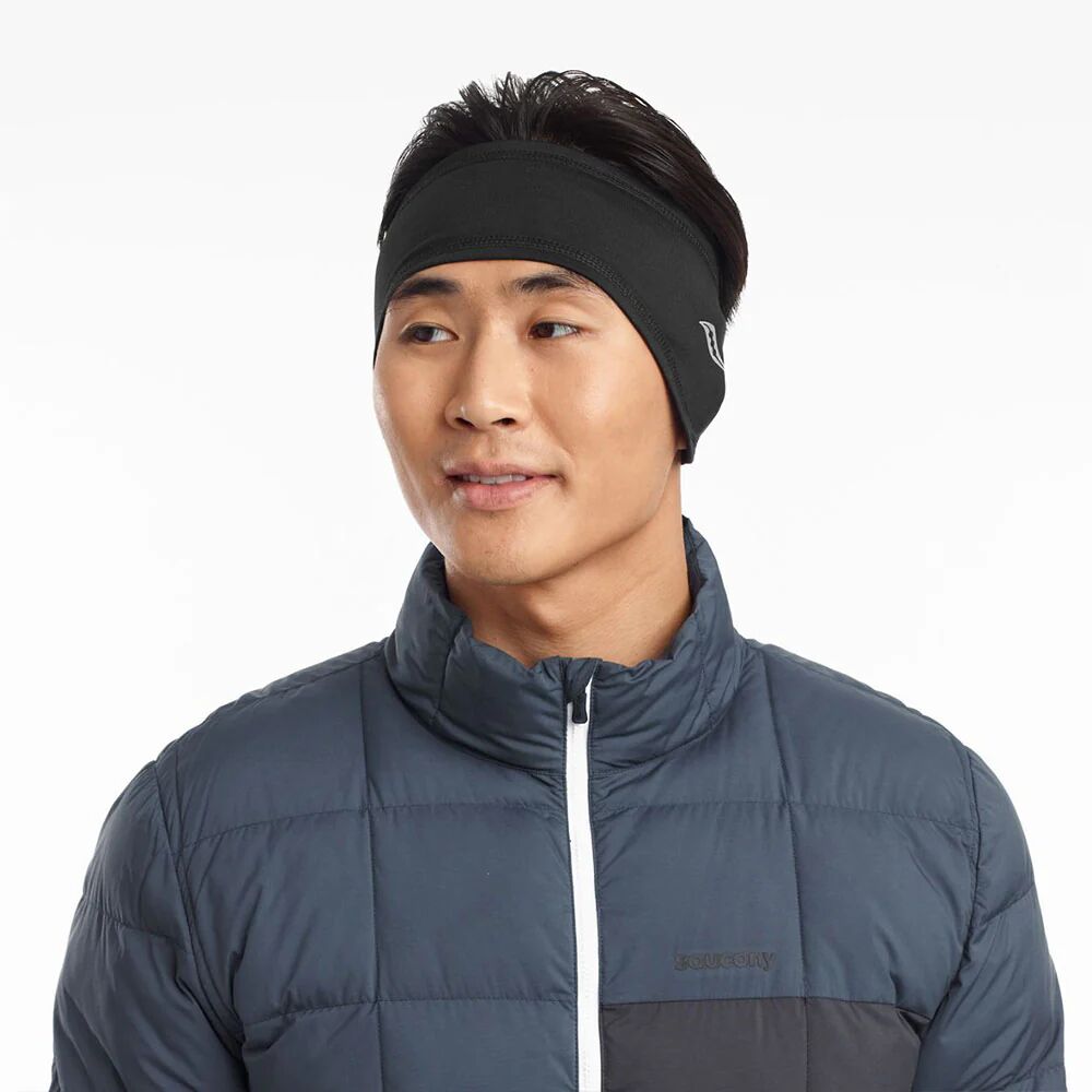 Saucony Solstice Headband Hats & Headwear Black