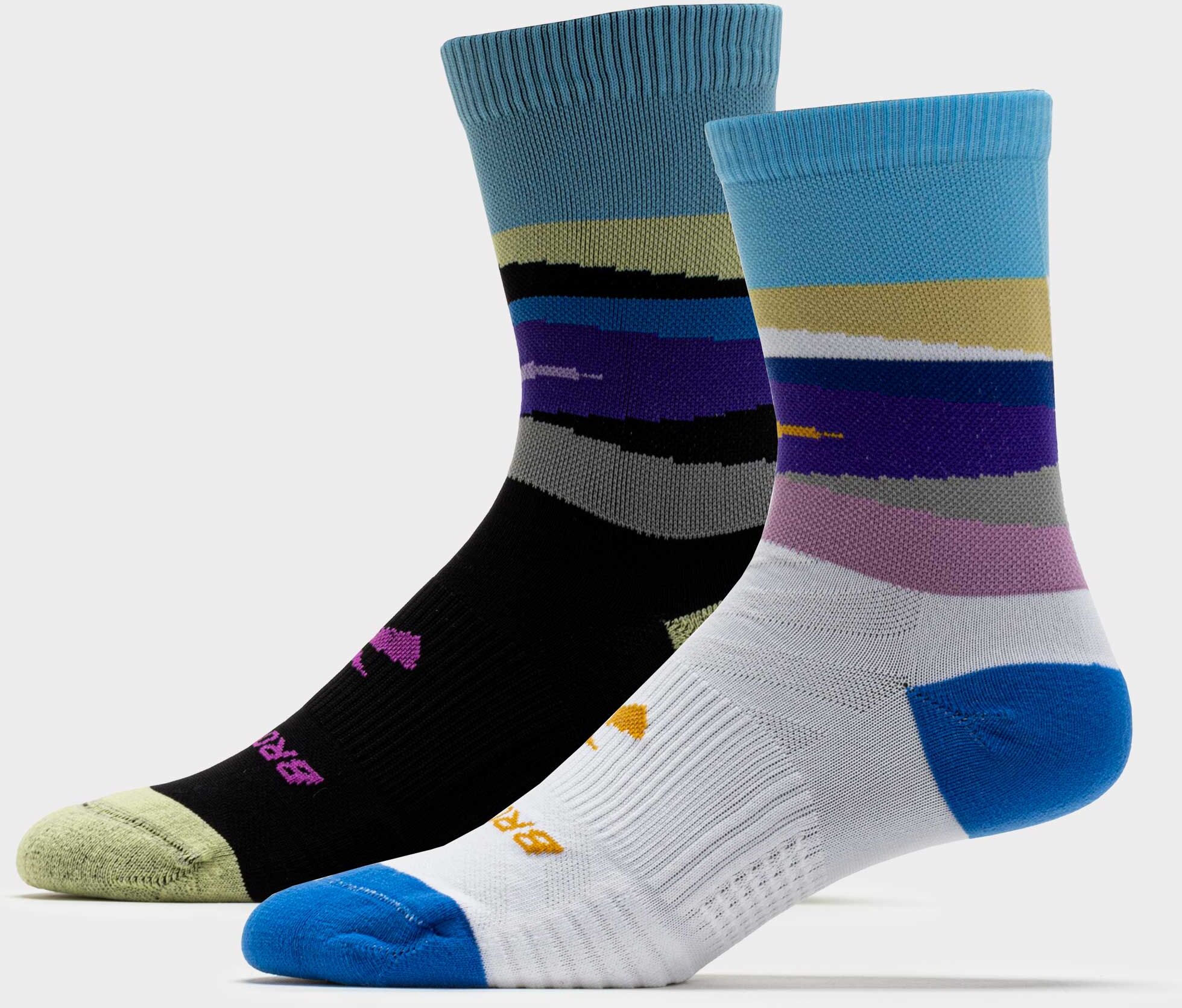 Brooks Ghost Lite Crew Sock 2-Pack Socks Brooks x Damon Brown