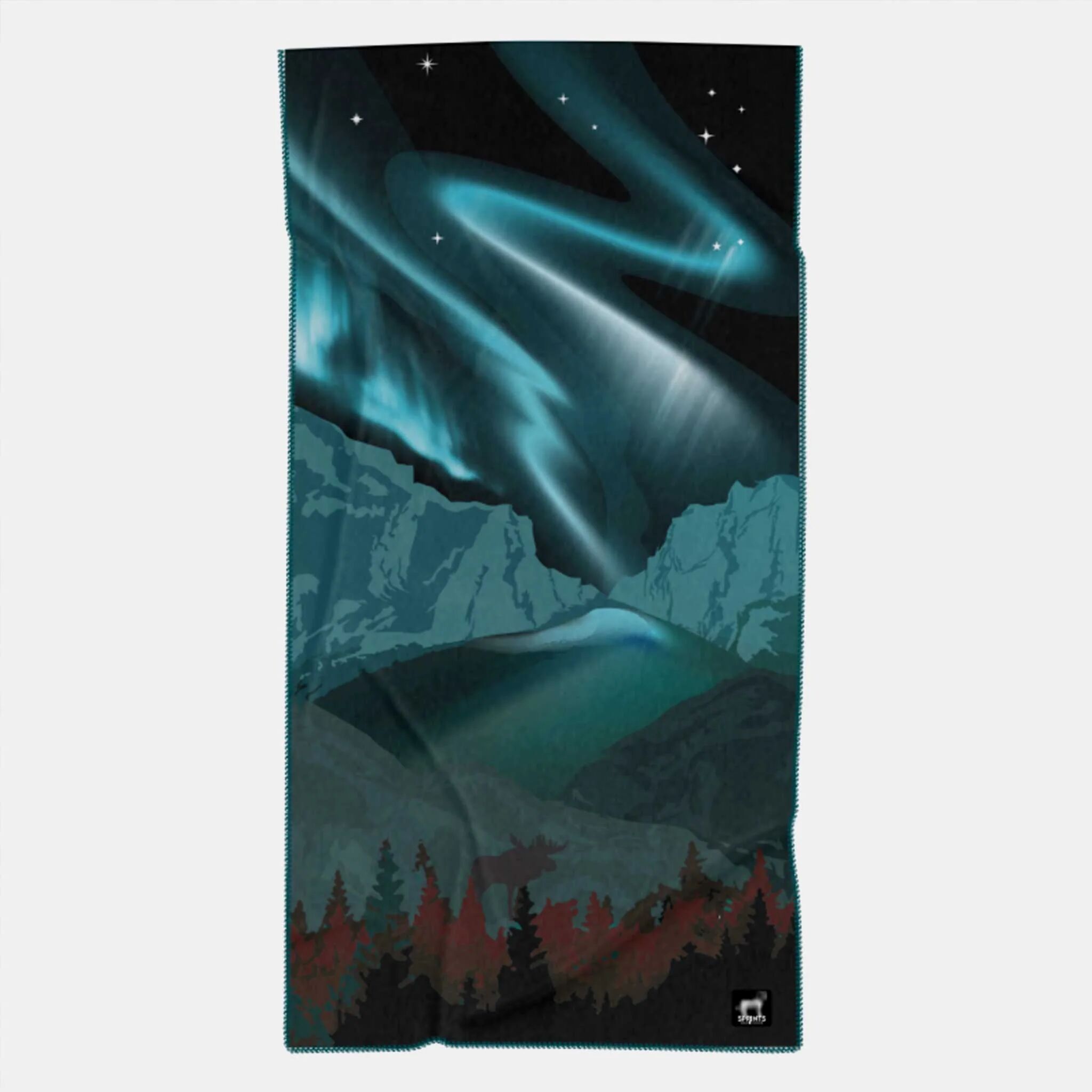 Sprints Microfiber Towel Car Seat Covers Sport Towels Boris's Aurora Light Show Towel