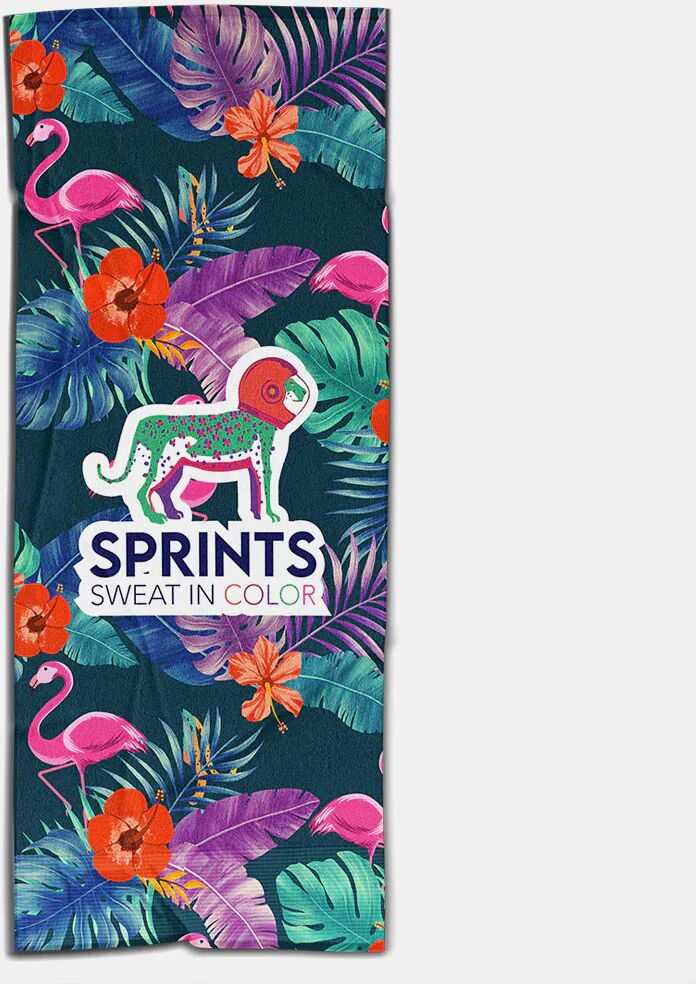 Sprints Microfiber Towel Car Seat Covers Sport Towels Flamingo