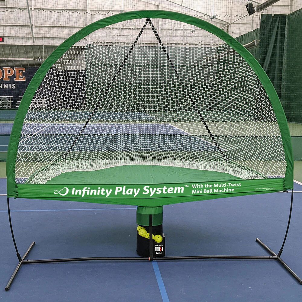 Oncourt Offcourt Oncourt/Offcourt Infinity Play System w/Multi-Twist Mini Ball Machine Tennis Training Aids