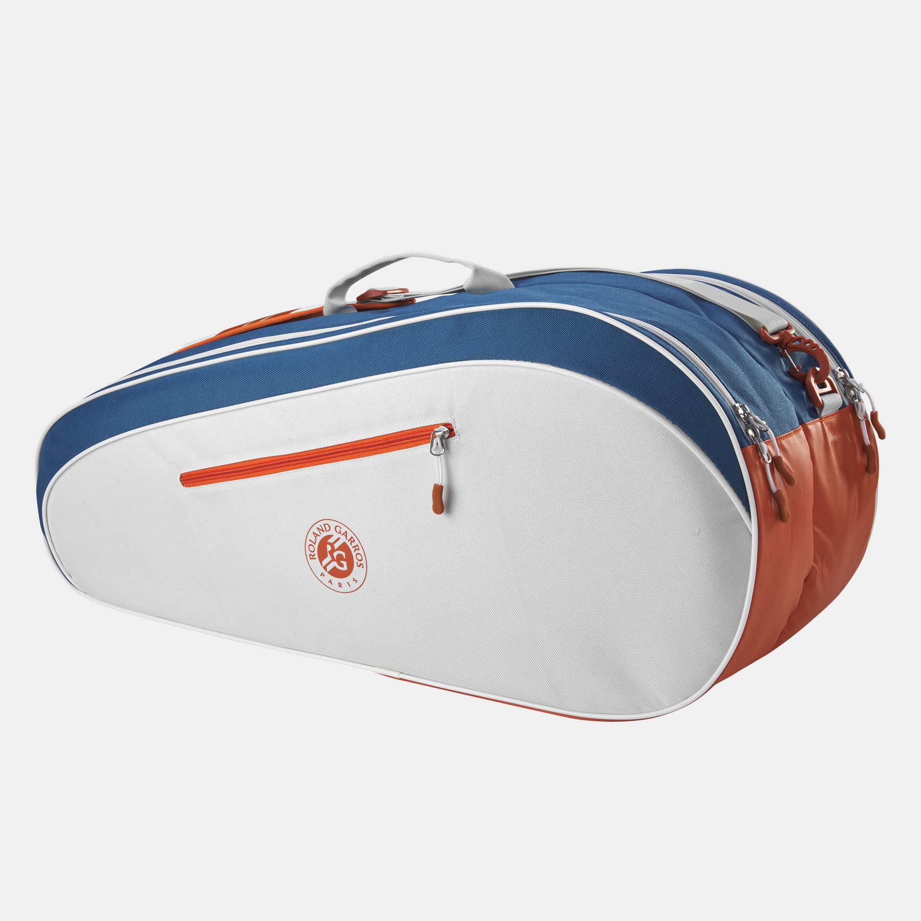 Wilson Roland Garros 2024 Team 6 Pack Cream/Navy/Orange Tennis Bags