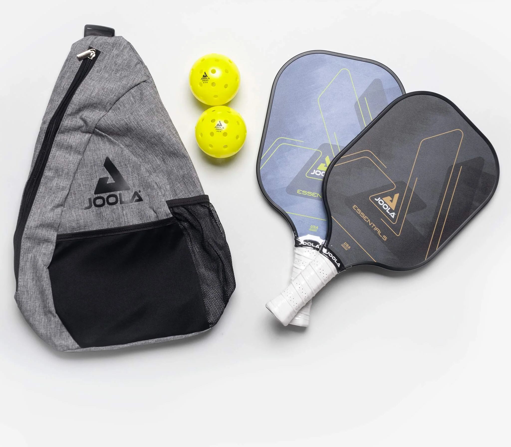 JOOLA Essentials Set (2 Paddles, 2 Balls, Bag) Pickleball Paddles