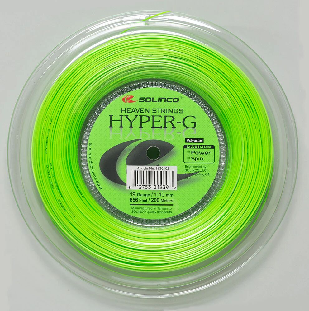 Solinco Hyper-G 19 1.10 656' Reel Tennis String Reels