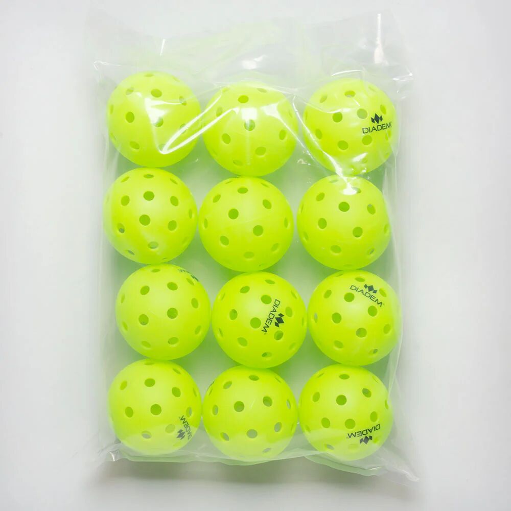 Diadem Premier 40 Outdoor Pickleballs 12 Pack Pickleball Balls