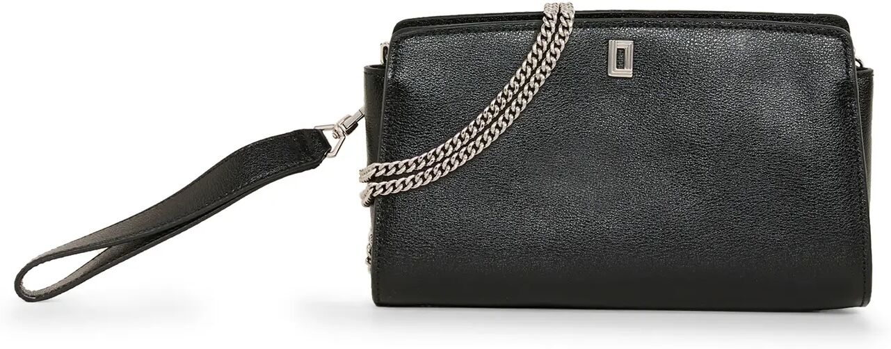 Karl Lagerfeld Paris   Women's Emelie Clutch   Black/Silver  - Black/Silver