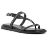 Karl Lagerfeld Paris   Women's Zoe Logo Sandal   Black  - Black - Size: 7