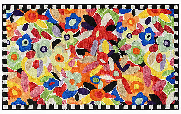 MacKenzie-Childs Avant Garden Indoor/Outdoor Rug - 3' x 5'