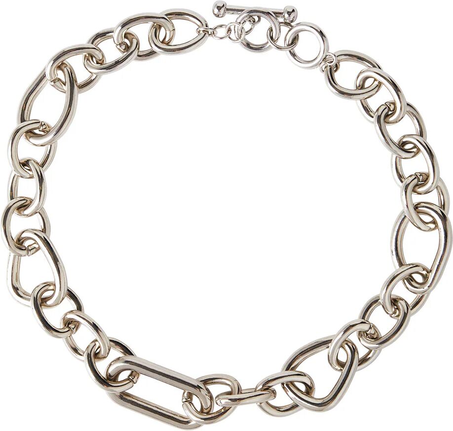 Ming Wang Chain Link Short Necklace  - Rhodium