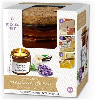 Creative Labs Kids DIY Candle Craft Kit - Vanilla & Lavender, Multicolor