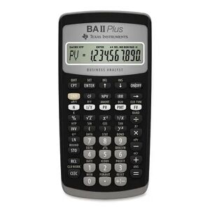 Texas Instruments TI-BA II Plus Calculator, Multicolor