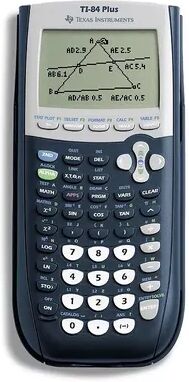 Texas Instruments TI-84 Plus Graphing Calculator, Multicolor