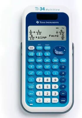 Texas Instruments TI-34 Multi-View Calculator, Multicolor