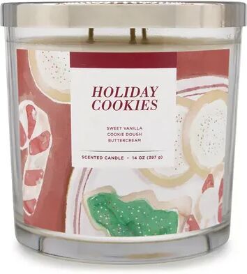 Sonoma Goods For Life Holiday Cookies 14-oz. Candle Jar, White