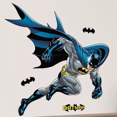 RoomMates Batman Peel and Stick Wall Decal, Blue