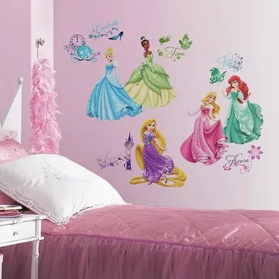 RoomMates Disney Princess Royal Debut Peel & Stick Wall Decals, Multicolor