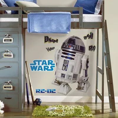 RoomMates Star Wars R2D2 Peel and Stick Wall Decals, Multicolor