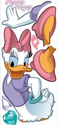 RoomMates Disney's Mickey and Friends Daisy Duck Wall Decal by RoomMates, White