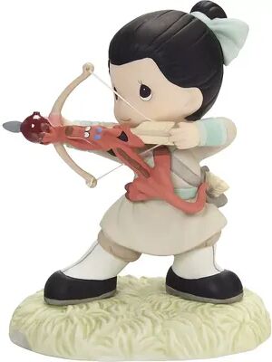 Precious Moments Disney Mulan Bow and Arrow Figurine Table Decor by Precious Moments, Multicolor