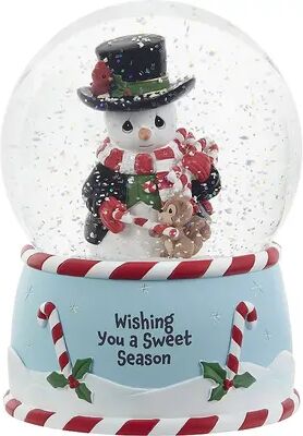 Precious Moments Snowman Snow Globe Table Decor, Multicolor