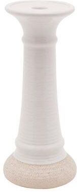 Sonoma Goods For Life Ceramic Pillar Candle Holder, White, Large