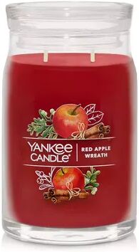 Yankee Candle Red Apple Wreath Signature Large Candle Jar, Multicolor