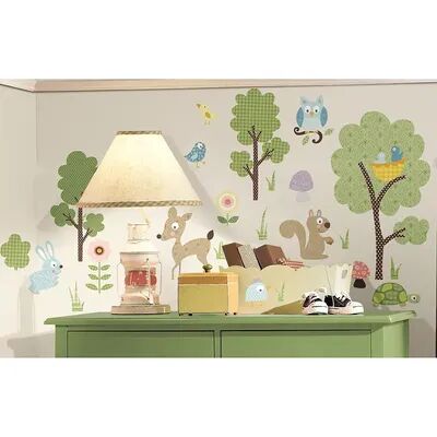 RoomMates Woodland Animals Wall Stickers, Multicolor, Large