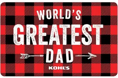 Web Card World's Greatest Dad Gift Card, Multicolor, $200