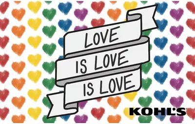 Web Card Love Is Love Gift Card, Multicolor, $250