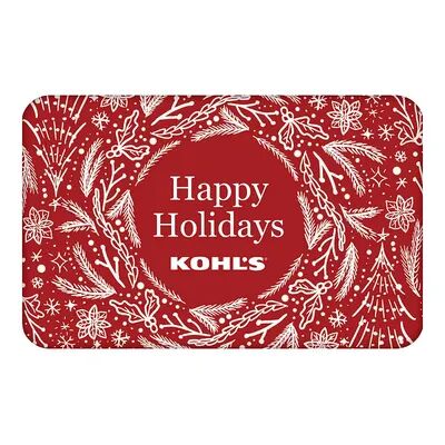 Web Card Happy Holidays Gift Card, Multicolor, $25
