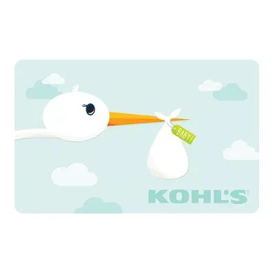 Web Card Baby Stork Gift Card, Multicolor, $200