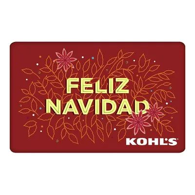 Web Card Feliz Navidad Gift Card, Multicolor, $25
