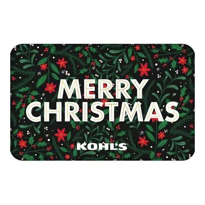 Web Card Merry Christmas Gift Card, Multicolor, $40