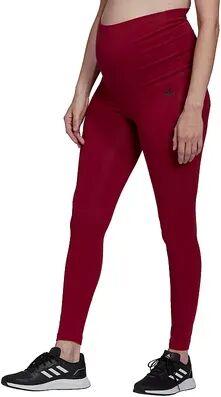 adidas Maternity adidas High-Waisted Leggings, Women's, Size: Medium, Dark Red