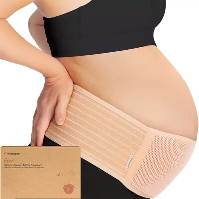 KeaBabies Maternity Belly Band for Pregnancy, Soft & Breathable Pregnancy Belly Support Belt, Women's, Size: Medium/Large, Beige