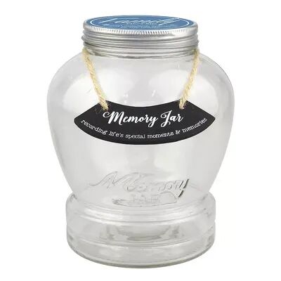 Stonebriar Collection Top Shelf Family Memory Jar & 180 Tickets, Multicolor