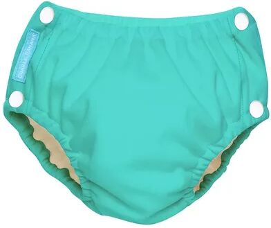 Charlie Banana Reusable Swim Diaper, Turquoise/Blue, Medium