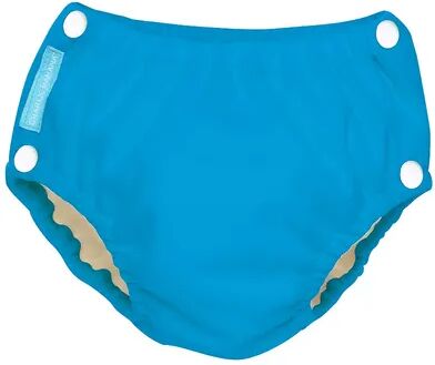 Charlie Banana Reusable Swim Diaper, Turquoise/Blue, Medium