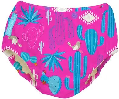 Charlie Banana Reusable Swim Diaper, Cactus Pink, X Large