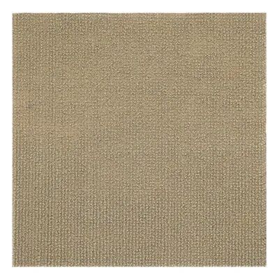 Achim Nexus Solid 12-piece Self Adhesive Carpet Floor Tile Set, Brown, 12X12