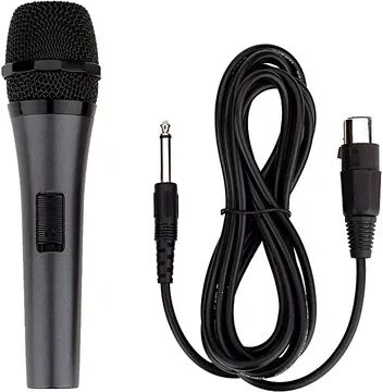 Karaoke USA Professional Dynamic Microphone, Multicolor