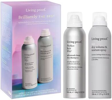 Living Proof (PhD) Advanced Clean Dry Shampoo + Volume and Texture Spray Hair Set, Multicolor