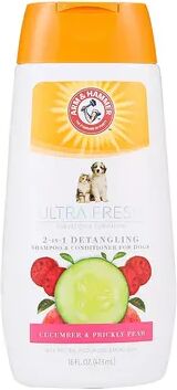 Arm & Hammer Ultra Fresh 2-in-1 Detangling Shampoo + Conditioner with Coconut Oil & Silk Protein, Multicolor