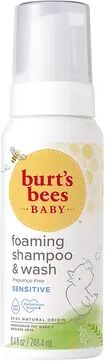 Burts Bees Baby Shampoo & Wash - Foaming, Multicolor, 8.4Oz