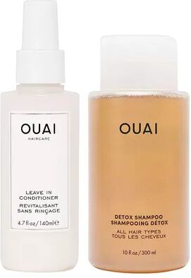 OUAI Detox Shampoo & Leave in Conditioner Hair Set, Multicolor