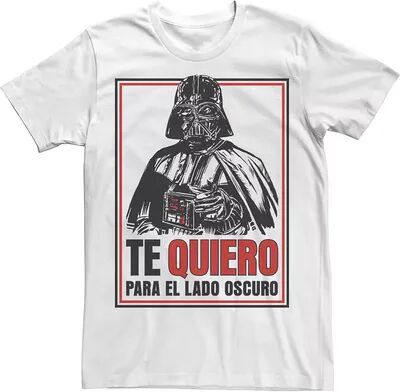 Star Wars Men's Star Wars Te Quiero Para El Lado Oscuro Tee, Size: Small, White