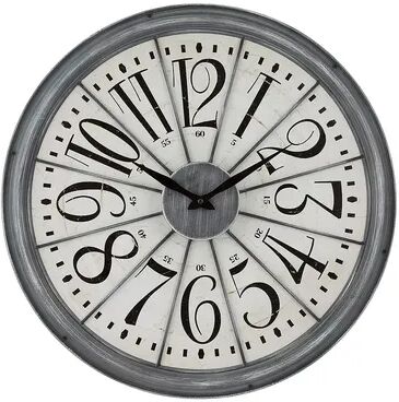 La Crosse Technology LaCrosse Technology 20-Inch Alice Quartz Wall Clock, Grey