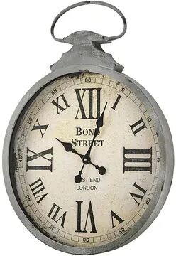 American Art Décor E2 Bond Street West End Antique Pocket Watch Wall Clock, White